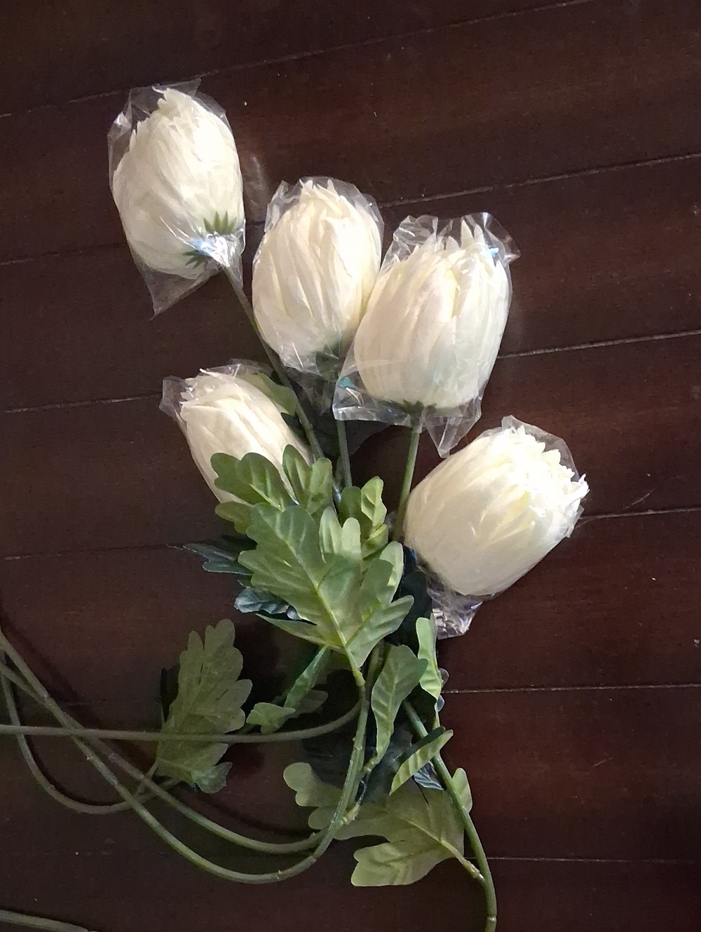 Cream Artificial Flower Stem Bouquet - Home Accents